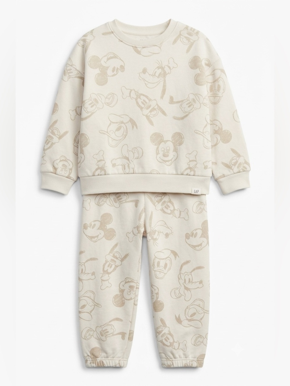 GAP Disney Sweat Jogger outfit Toddler Boy 3T Pluto Mickey NWT